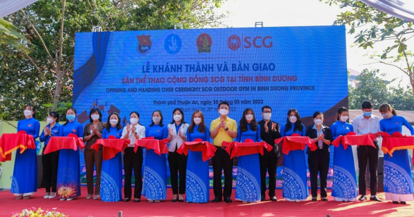 SCG chung tay cùng tỉnh Bình Dương xây dựng mô hình sân thể thao cộng đồng