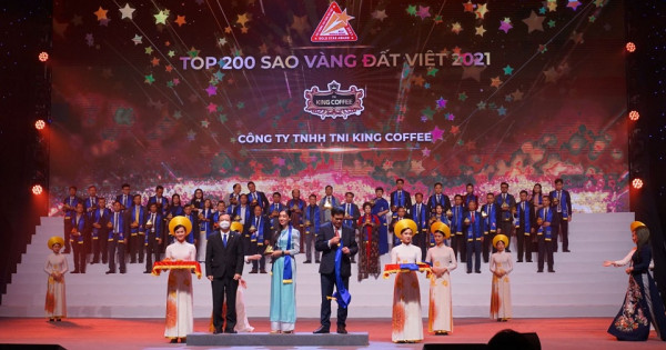 King Coffee đạt giải thưởng Sao Vàng Đất Việt 2021