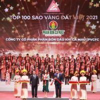 Phân Bón Cà Mau nhận giải thưởng Sao Vàng Đất Việt