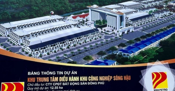 Đầu tư 1.200 tỷ đồng xây dựng Trung tâm điều hành khu công nghiệp Sông Hậu