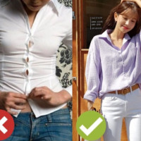 4 sai lầm khi mặc áo sơ mi chị em cần thận trọng