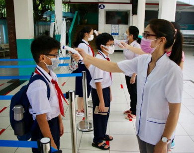 Hôm nay, TP Hồ Chí Minh chính thức dừng khai báo y tế trong trường học