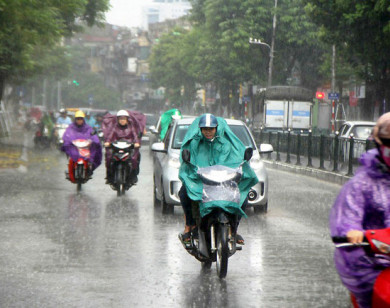 Dự báo thời tiết ngày 25/5/2022: Hà Nội tiếp tục có mưa rào và dông