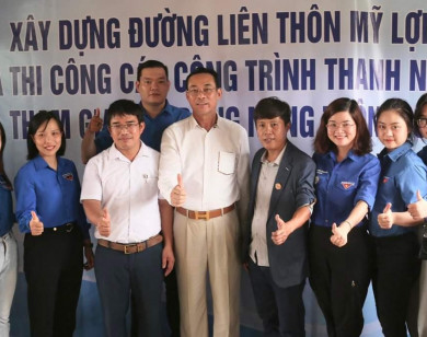 Chiến dịch Mùa hè xanh 2022: Khởi công tuyến đường liên thôn tại xã Thành Vinh, huyện Thạch Thành, Thanh Hóa