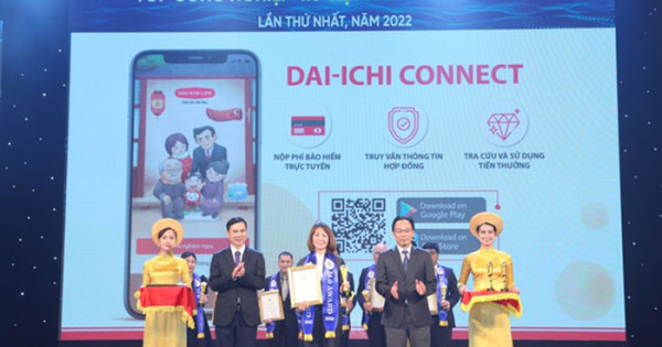 Dai-ichi Life Việt Nam nhận Giải thưởng 'Top Doanh nghiệp Công nghiệp 4.0 Việt Nam'