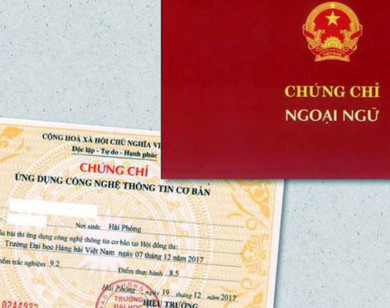 Những vị trí công chức, viên chức được bỏ chứng chỉ ngoại ngữ, tin học