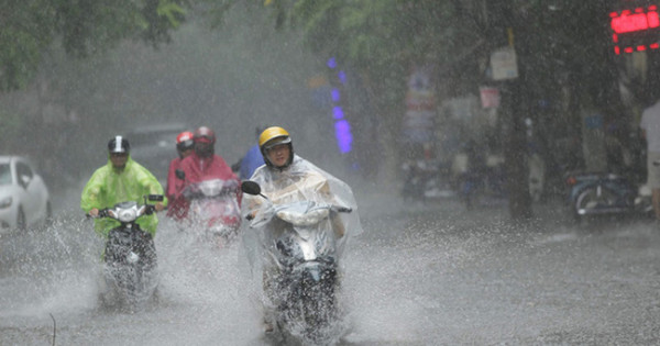 Dự báo thời tiết ngày 11/8/2022: Hà Nội ngày có mưa to đến rất to