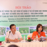 Góp ý cho dự thảo TCCS về khảo nghiệm thuốc BVTV bằng UAV