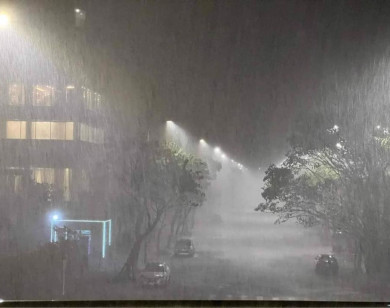 [Tường thuật đêm siêu bão] Bão đổ bộ Đà Nẵng - Quảng Nam gây mưa to diện rộng