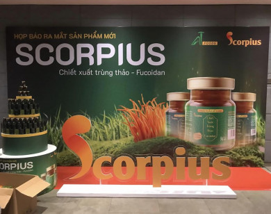 AT Foods ra mắt nước chiết xuất trùng thảo Fucoidan nhãn hiệu Scorpius