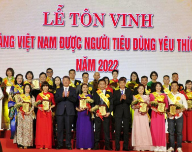 Tôn vinh 213 sản phẩm hàng Việt Nam được người tiêu dùng yêu thích