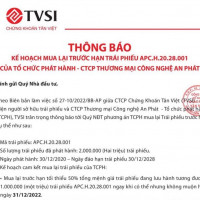 Bộ Tài chính: Doanh nghiệp phải thanh toán đầy đủ, đúng hạn trái phiếu