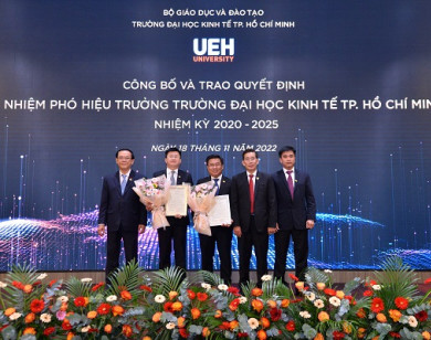 Đại học Kinh tế TP Hồ Chí Minh bổ nhiệm thêm 2 Phó Hiệu trưởng nhiệm kỳ 2020 - 2025