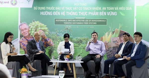 Sử dụng thuốc bảo vệ thực vật có trách nhiệm, an toàn và hiệu quả, hướng đến hệ thống thực phẩm bền vững