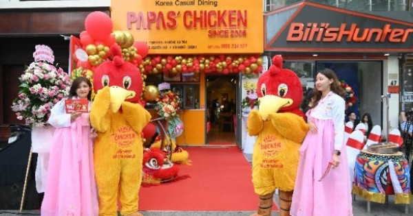 Gà rán Hàn Quốc Papas’ Chicken chính thức được nhận diện thương hiệu mới tại Việt Nam 