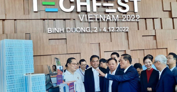 Bình Dương: Khai mạc ngày hội khởi nghiệp đổi mới sáng tạo quốc gia TECHFEST VIETNAM-2022