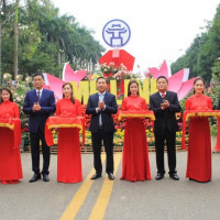 Khai mạc Lễ hội hoa Mê Linh và Festival nông sản, sản phẩm OCOP Hà Nội