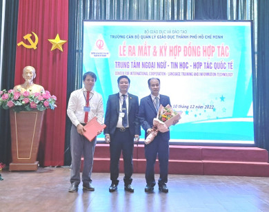 Trường Cán bộ Quản lý giáo dục TP Hồ Chí Minh ra mắt Trung tâm CIC