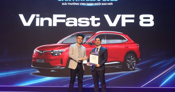 VinFast VF 8 được vinh danh là “Ngôi sao mới” tại Giải thưởng Car Awards 2022