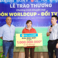 Điện máy XANH “cưng” khách nhất hệ mặt trời: Mua TV 10 triệu tặng luôn 1 tỷ đồng