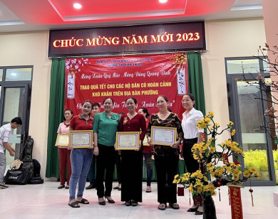 Phường Tân Hưng Thuận, quận 12, TP Hồ Chí Minh: Nhiều hoạt động chăm lo Tết Quý Mão 2023 cho người nghèo, công nhân lao động