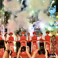 TP Hồ Chí Minh: Khai mạc Đường hoa Nguyễn Huệ Tết Quý Mão