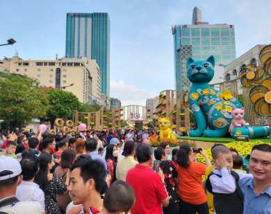 TP Hồ Chí Minh: Các điểm vui chơi, giải trí đông khách ngày mùng 1 Tết 