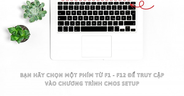 Cách mở laptop không cầm bấm nút nguồn