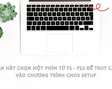 Cách mở laptop không cầm bấm nút nguồn