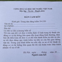 Cục Đăng kiểm yêu cầu chấm dứt hành vi bắt khách hàng ''ký cam kết'' khi đi kiểm định xe