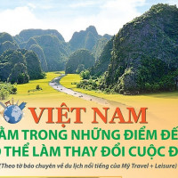Việt Nam vào danh sách Điểm đến thay đổi cuộc đời