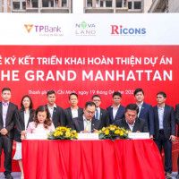 Novaland - TPBank - Ricons hợp tác triển khai hoàn thiện dự án The Grand Manhattan