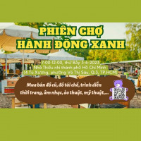 Tái sử dụng, tiết giảm, tái chế cùng phiên chợ “Hành động xanh”