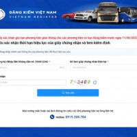 Hệ thống tra cứu gia hạn kiểm định quá tải, không truy cập được
