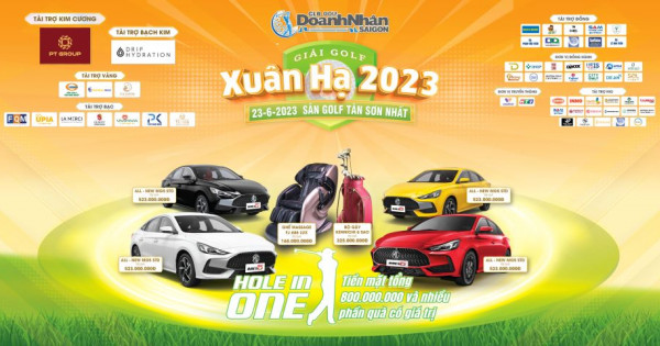 Hàng trăm doanh nhân tranh tài tại giải Golf Xuân Hạ 2023