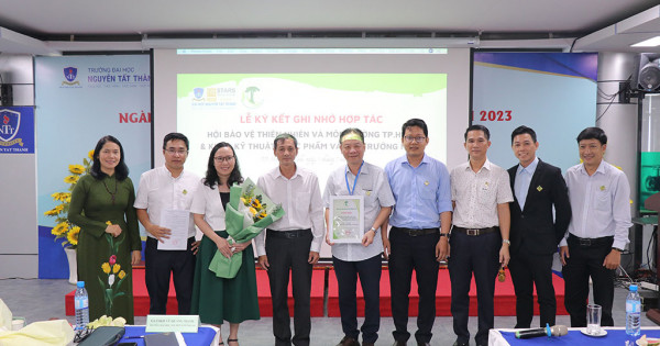 Ra mắt Chi Hội Bảo vệ Thiên Nhiên và Môi Trường NTTU – Trường Đại Học Nguyễn Tất Thành
