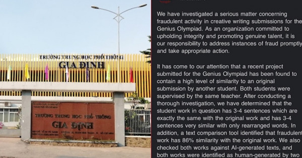 Vụ "ăn cắp" bài thi Genius Olympiad: Sở GD&ĐT TP Hồ Chí Minh lên tiếng