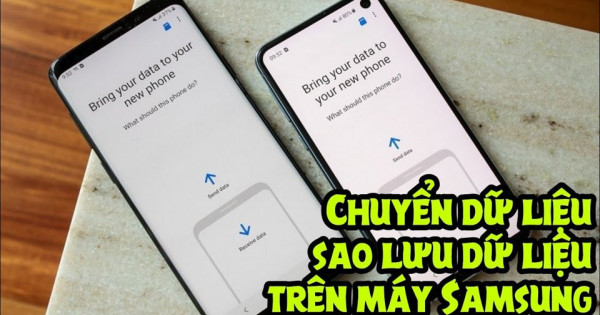 Cách sao lưu dữ liệu trên điện thoại Samsung