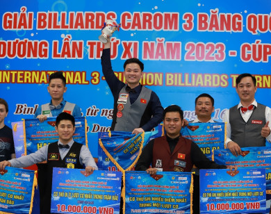 Bế mạc và trao giải billiards carom 3 băng quốc tế bình dương năm 2023 – Cup Number 1