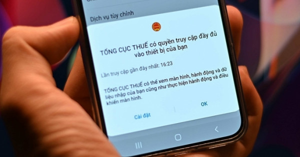 Hà Nội: Cảnh báo app giả mạo cơ quan thuế để chiếm đoạt tài sản