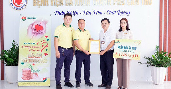 Cùng Phân Bón Cà Mau mang gạo tới các bếp ăn yêu thương tại Cần Thơ