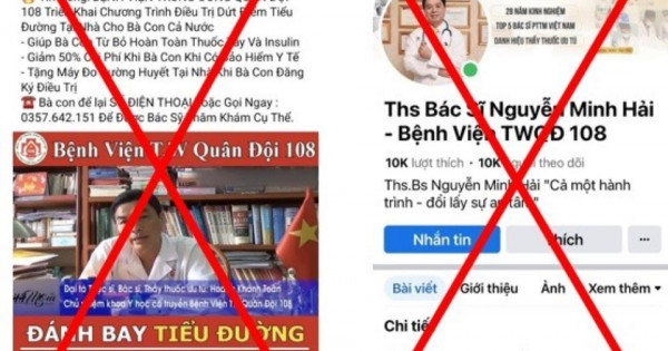 Mạo danh Bệnh viện Trung ương Quân đội 108 để lừa đảo bệnh nhân