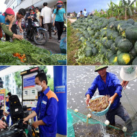 Tiêu dùng trong tuần (từ 7-13/8/2023): Giá rau xanh tăng cao, dưa hấu giảm còn 2.000 đồng/kg