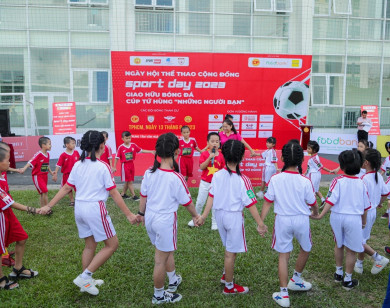 400 em nhỏ tham gia “Ngày hội thể thao cộng đồng - Sport Day 2023”