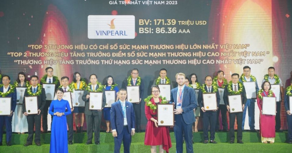 Vinpearl tăng trưởng sức mạnh thương hiệu cao nhất Việt Nam