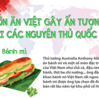 Món ăn Việt gây ấn tượng với các nguyên thủ quốc tế