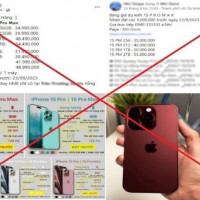 Người dân nên thận trọng khi đặt cọc mua điện thoại iPhone 15 mới