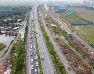 Thông xe đường song hành cao tốc TP Hồ Chí Minh - Long Thành - Dầu Giây