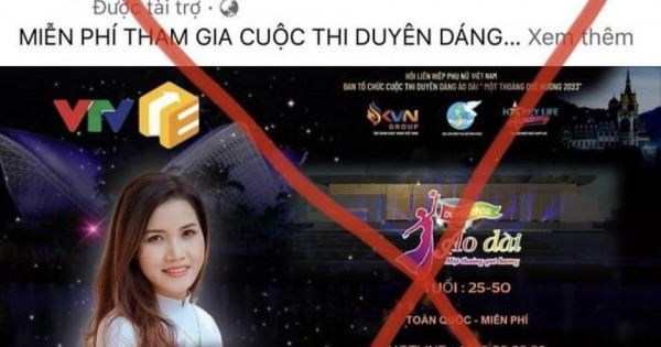 Mạo danh Hội Liên hiệp Phụ nữ TP Hồ Chí Minh mời gọi tham gia cuộc thi áo dài