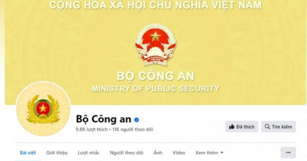 Bộ Công an: Ra mắt Trang thông tin trên nền tảng Facebook